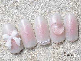 ほんのりチークネイル￥10500