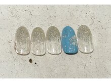 ネイルサロン エムズ(Nail Salon M's)/梅雨の紫陽花風ネイル