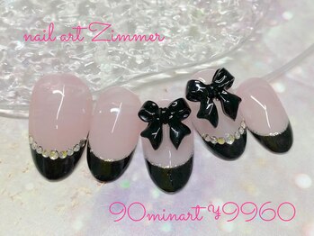 ネイルアート ジマー/90minart ¥9960/学割あり