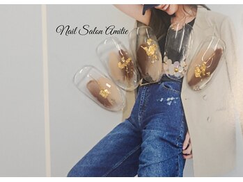 ネイルサロン アミティエ(Nail Salon Amitie)/塗りかけアレンジDesign nail*