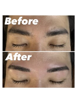 アイリス(IRIS)/眉毛WAX脱毛 Before After
