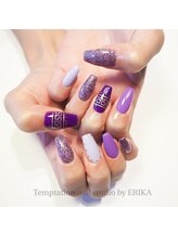 テンプテーション ネイル スタジオ(Temptation nail studio)/パープルネイル