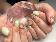 アン ジョーヌドラゴ/【自爪ネイル】ピスタチオカラー