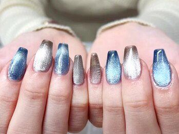 エスネイルサロン 蕨店(S NAIL SALON)の写真/《スカルプなら爪のコンプレックスを解消☆》スカルプ・チップ長さだしで華やかな指先にチェンジ♪