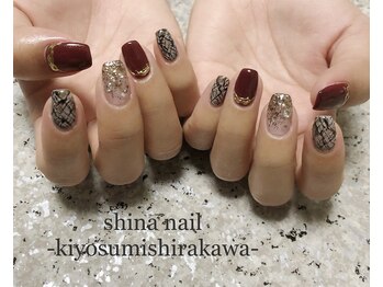 シナネイル 清澄白河店(SHINA NAIL)/秋冬パイソンネイル