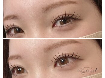 ラ クロリ(la Coloris)/フラットラッシュ　束間仕上げ♪