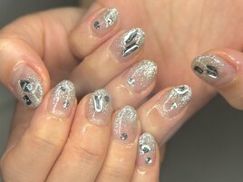 フラッシュネイル×ストーン