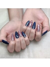 ワンカラ＋10粒ストーン