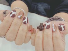 レイラ ネイルサロンアンドスクール(Leyla nailsalon&school)/nn23　モコモコアニマル