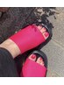 【FOOT】ワンカラー、ラメグラデーション