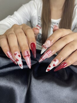 シン(XIINH)/長さ出しアート120分ネイル