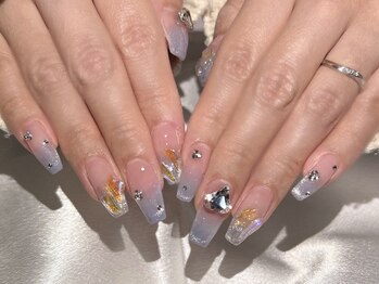 キラキラワンホンネイル♪