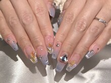 キラキラワンホンネイル♪