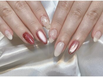 【パラジェル】リボンネイル