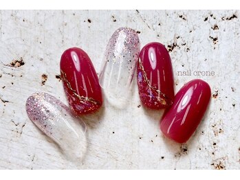 ネイルクローネ(nail crone)/ミラーアートネイル