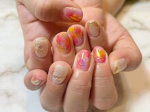 エールネイル(Ailes nail)/ウルウルオーロラネイル