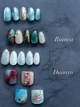 ビアンカ 天神大名店(Bianca)の写真/《シンプル～トレンドデザイン、豊富にご用意♪》初回オフ無料/カラーチェンジ◎ネイルをお得に楽しめる☆