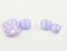 【オフ込/ぷっくり貝殻アート】ハンド¥7,700/フット角質ケア込¥9,900☆