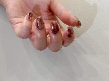 ディアブルー 辻堂店(diar blue)の写真/毎月変わる定額デザイン*カラー変更OK◎洗練された奥行きニュアンスが大好評♪パラジェル/フィルイン対応