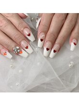 アートネイル ギャラリー(Art nail Gallery)/大人可愛い韓国風ハートネイル