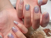 ステムネイル 下北沢(stem nail)/うねうね　mirror オーロラ