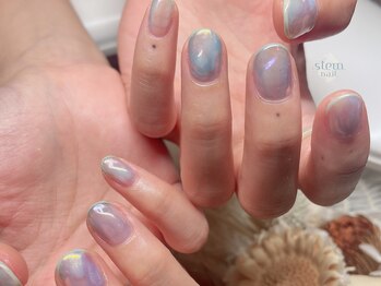 ステムネイル 下北沢(stem nail)/うねうね　mirror オーロラ
