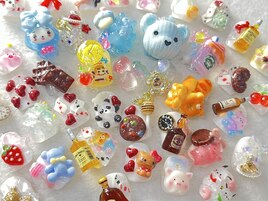 パーツ付け放題ネイル　¥15800