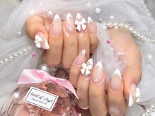 ベルグローアルファネイル(BELLE GROW ALPHA NAIL)/パステル☆フレンチネイル