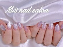 エムズ ネイルサロン(M2)/フレークマグネットネイル