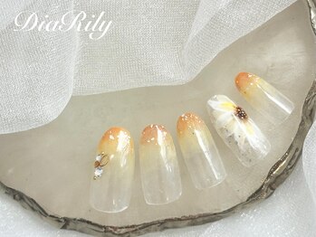 ディアリリー(Dia Rily)/ひまわりネイル