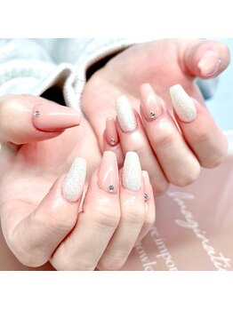 オフィス向けシンプルネイル