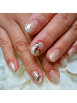 コーラル(CORAL)/クリスマスネイル