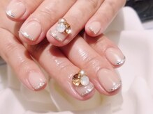 キープ ネイルサロン(KEEP)/Vカットストーン♪