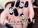 韓国風お花ネイル【Cher nail】