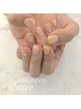 ネイルサロン グリッター(NAIL SALON glitter)/ニュアンスネイル
