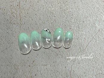 ヴィガー アンド ルックス 白金 目黒(Vigor&Looks)/シンプル ストーン グリーン