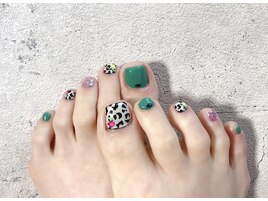 グリーン×レオパード