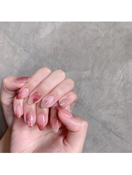 アティックネイルアトリエ(attic nail atelier)/ぬりかけニュアンスネイル★