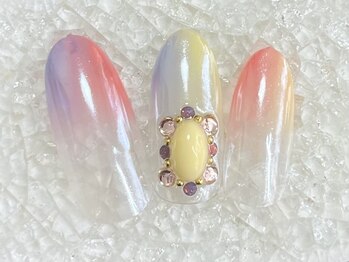 ケーズネイル製作所/春グラデーションネイル