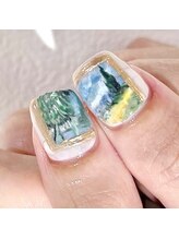 アワージャム(Our Jam)/ゴッホの糸杉ネイル