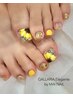 【FOOT】アート◆2本 (オフ込・ストーン/シール込み◆※親指のみ) 