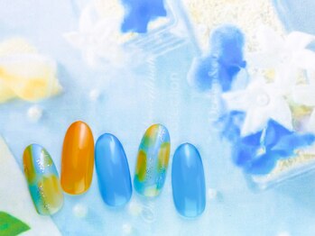 ムスビ(musubi)/8月 定額シンプルデザイン