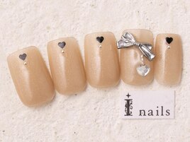 シンプルハートホロリボン