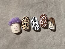 ゆびノさき イバラキシ(ibarakishi)/アニマル集合ネイル