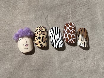 ゆびノさき イバラキシ(ibarakishi)/アニマル集合ネイル