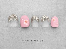 マリー ネイルズ いわきラトブ店(MARIE NAILS)/定額5500円税込 ピンク 0321a