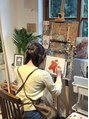 ロレインブロウ 長野駅前店&nbsp;韓国旅行で絵を描けるカフェに行ってきました★