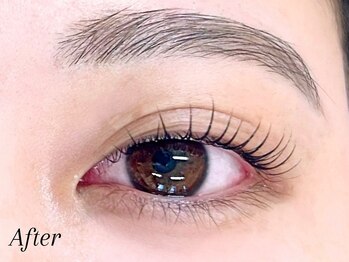 ミーナ 水ヶ江店(mina)/アイブロウWAX＋まつ毛パーマ上