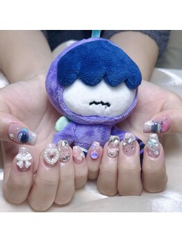 木にいる 錦糸町/自爪画像持ち込みデザイン