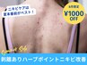 大人気8月続行!ボディポイント剥離ハーブピーリング【1000円OFF】他部位も可